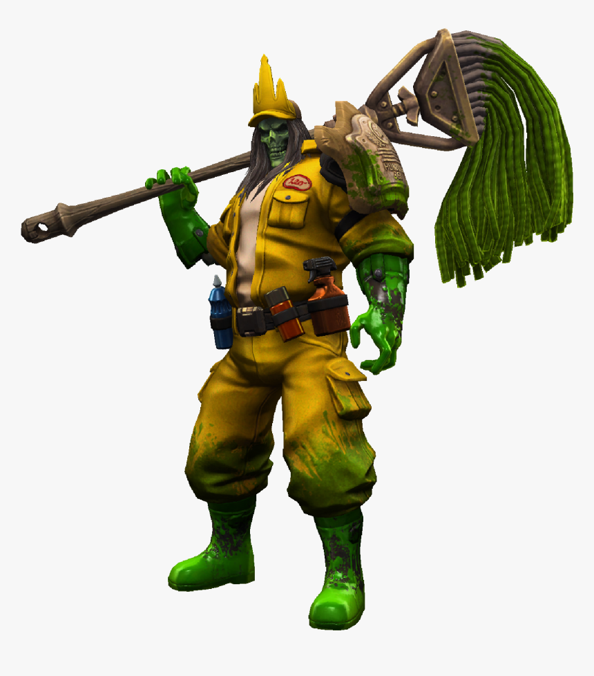 Leoric Janitor Skin Green, HD Png Download, Free Download