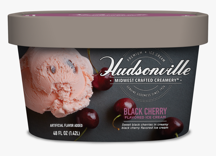 Black Cherry Carton - Hudsonville Ice Cream Bananas Foster, HD Png Download, Free Download