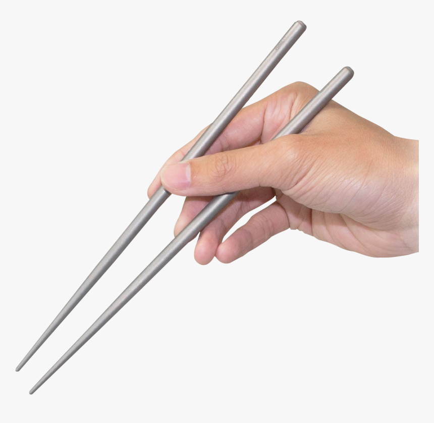 Chopsticks Png Transparent Image - Hand Holding Chopsticks Png, Png Download, Free Download