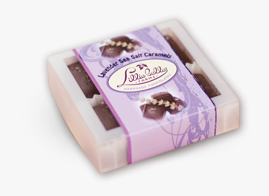 Lavender Fleur Du Sel Caramels - Chocolate Bar, HD Png Download, Free Download