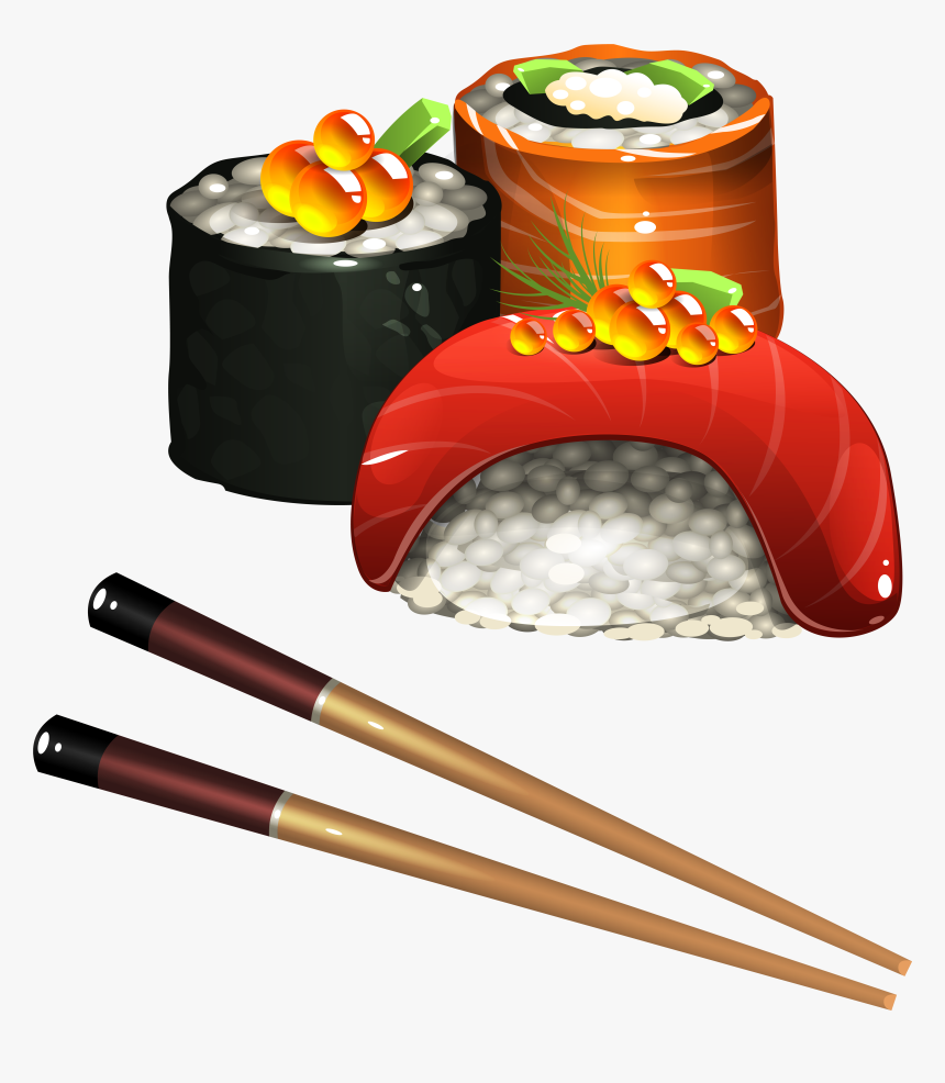 Japanese Clipart Chopstick Japanese Sushi Clipart Png Transparent Png Kindpng