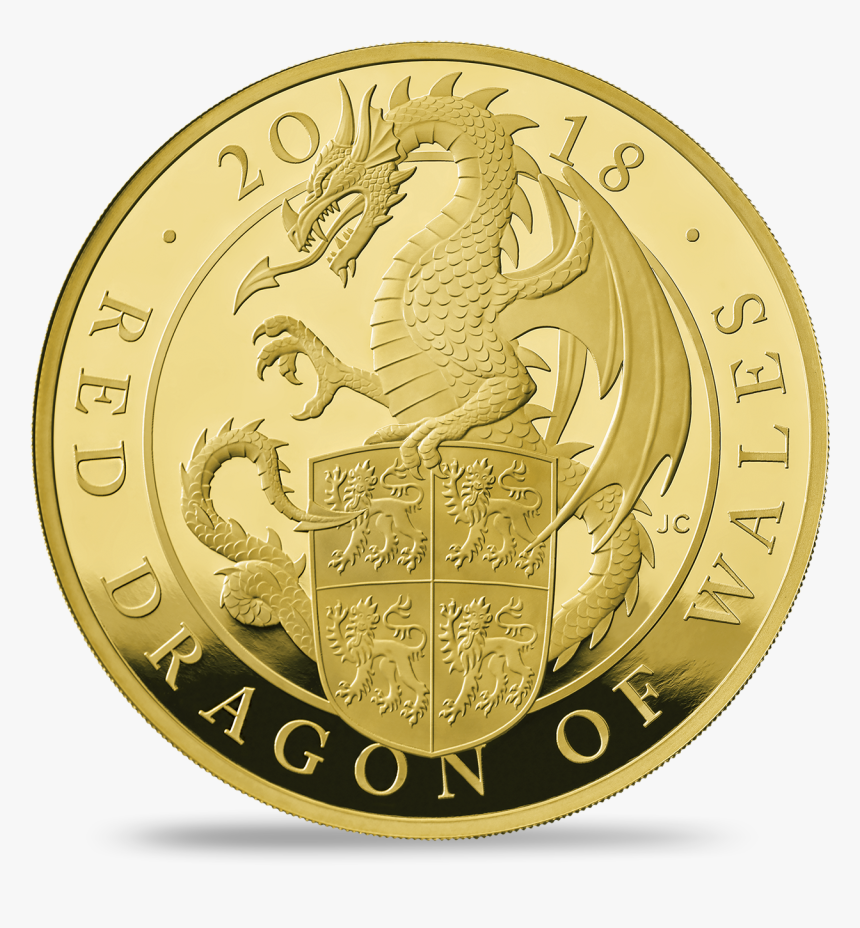 2018 Queen's Beast Dragon 1 Oz Platinum, HD Png Download, Free Download