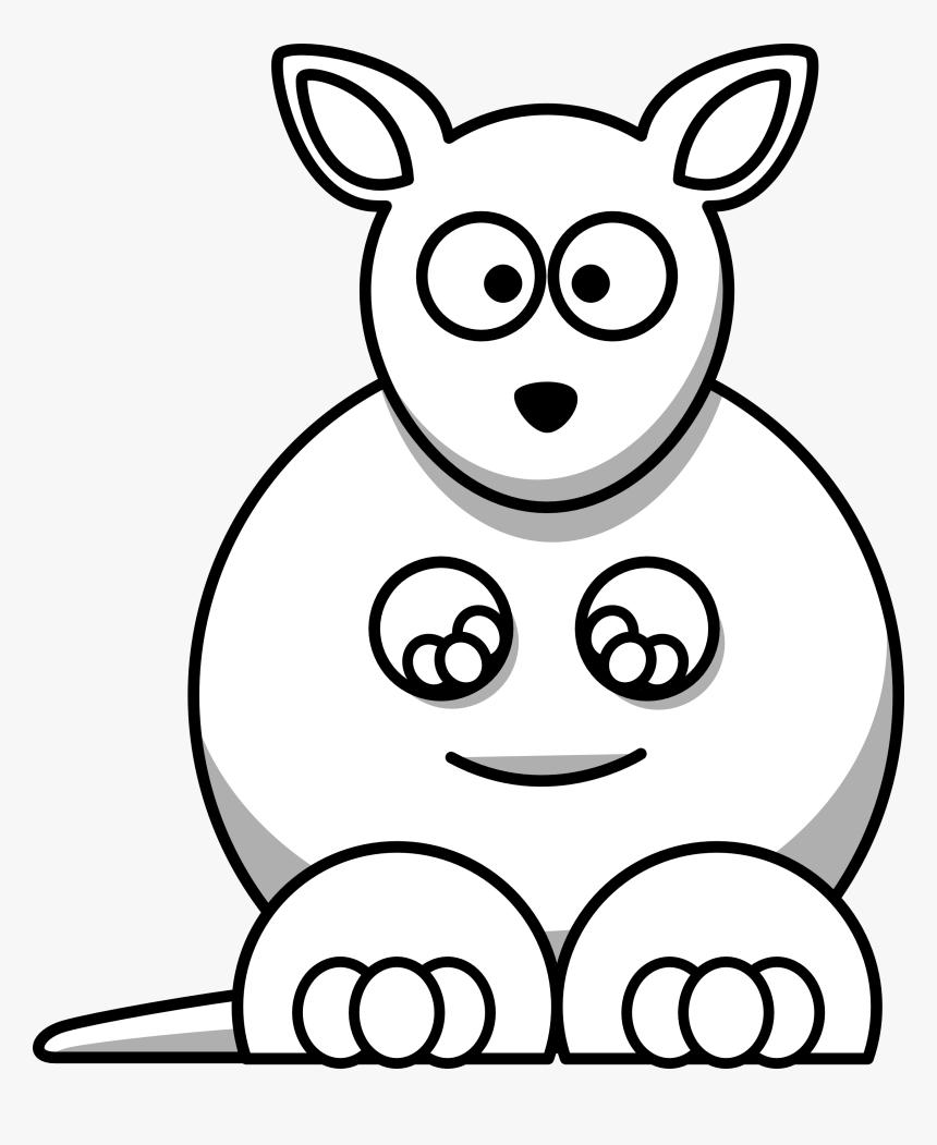 Cartoon Kangaroo Pictures - Clip Art Cartoon Polar Bear, HD Png Download, Free Download