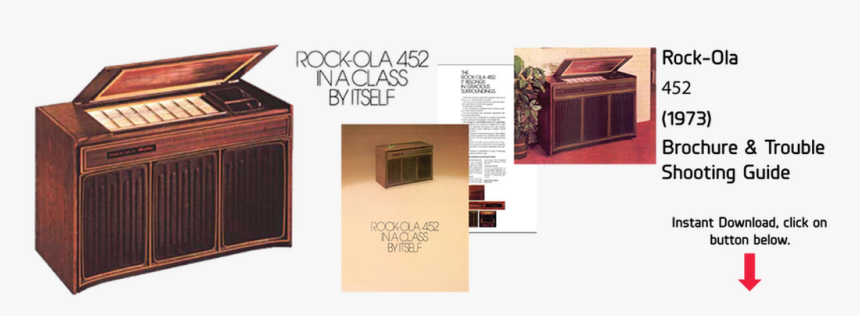 Rock-ola 452 “console” Trouble Shooting Guide - Rock Ola 452, HD Png Download, Free Download