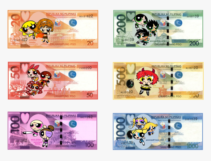 All Colors Are Php Peso Fail Complete Colletions - New Money Of The Philippines, HD Png Download, Free Download