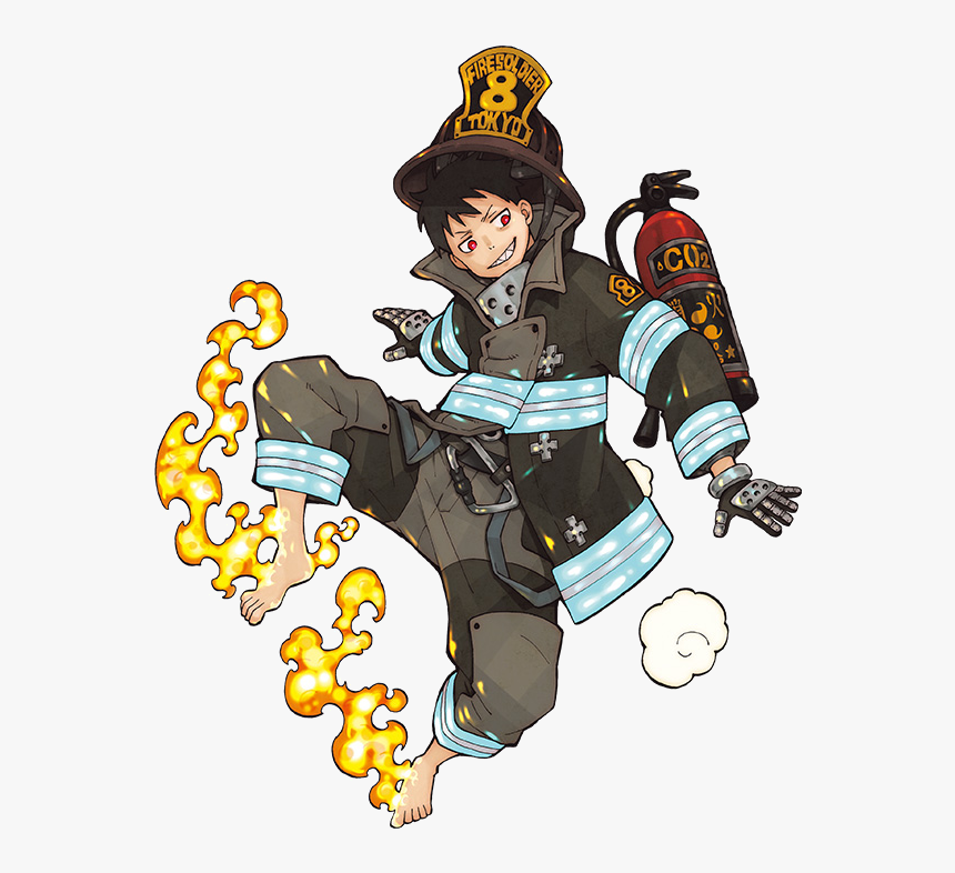 Transparent Flame Emoji Png - Shinra Fire Brigade Of Flames, Png Download, Free Download