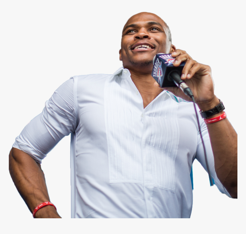 Russell Westbrook Microphone , Png Download - Businessperson, Transparent Png, Free Download