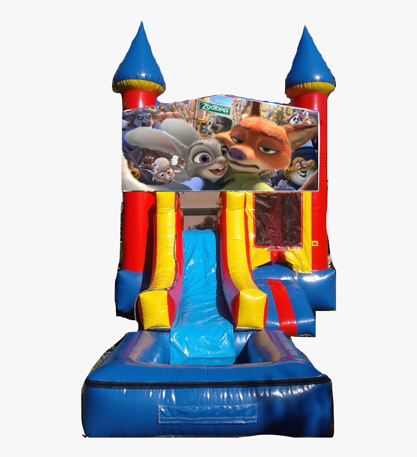 Minecraft Waterslide Bounce House, HD Png Download, Free Download