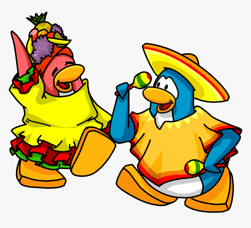 Festive Club Penguin Wiki Fandom Powered By - Fiesta Party, HD Png Download  - kindpng