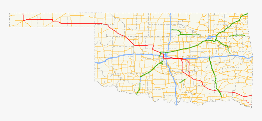 Ok-3 Path - Three Major Highways Of Oklahoma, HD Png Download, Free Download