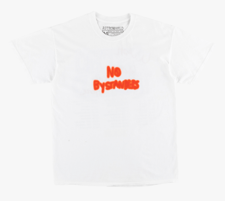 Travis Scott No Bystanders Tee - Travis Scott T Shirt, HD Png Download, Free Download