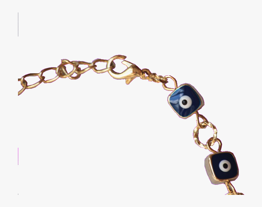 Bracelet With Evil Eyes - Chain, HD Png Download, Free Download