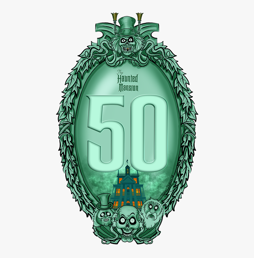 Haunted Mansion Disneyland 50th Anniversary, HD Png Download, Free Download