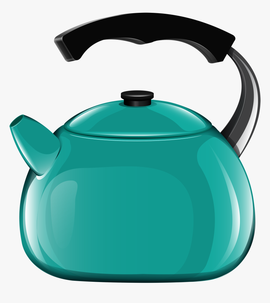 Blue Kettle Png Clipart - Kettle Clipart, Transparent Png, Free Download