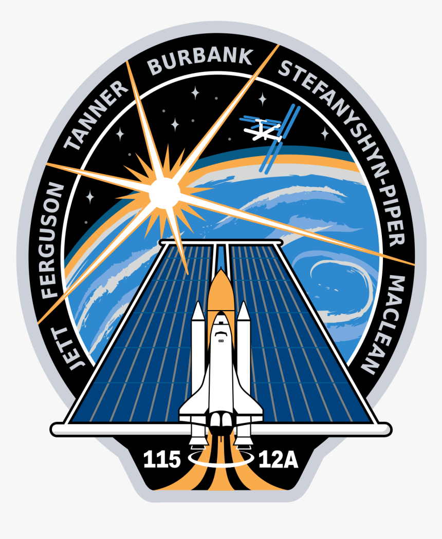 Sts 115 Patch Nasa 555px - Nasa Mission Patch With Pyramid, HD Png ...