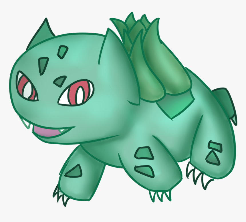 001-bulbasaur - Cartoon, HD Png Download, Free Download