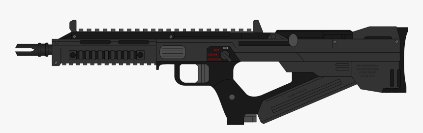 Halo Fanon - Mp8 Smg, HD Png Download, Free Download