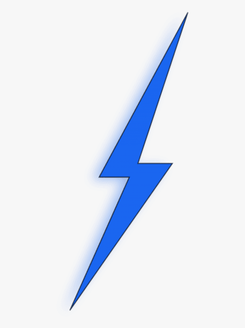 Blue Lightning Bolt Png , Png Download Blue Lightning Bolt Clipart