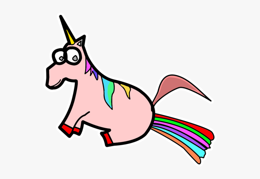 Unicorn Fart - Unicorn Farting Png, Transparent Png, Free Download