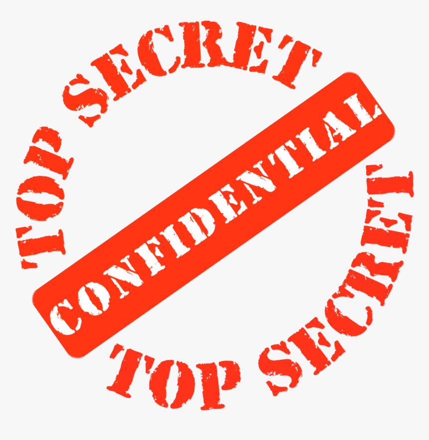 Clip Art Secrets Of Top Secret Confidential Png Transparent Png Kindpng