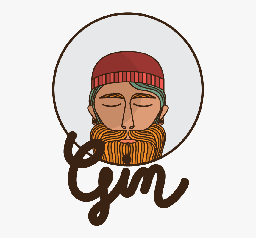 Logo Hipster Logo Ginger Logo Hipster Giinger Ginger - Illustration, HD Png Download, Free Download