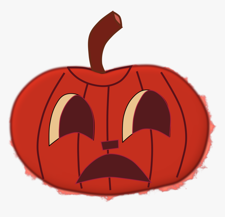 Halloween Faces For Pumpkins, Orange Clip Arts - Red Pumpkin Clipart, HD Png Download, Free Download