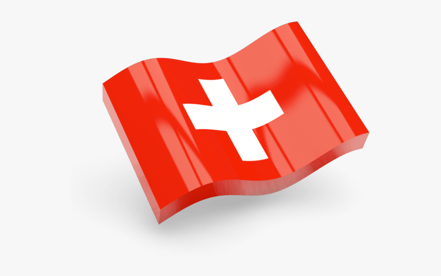 Switzerland Icon Wave Flag - Dominican Republic Flag Png, Transparent Png, Free Download