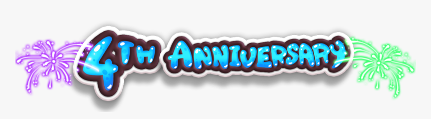 Happy 4th Anniversary - Happy 4th Anniversary Png, Transparent Png, Free Download