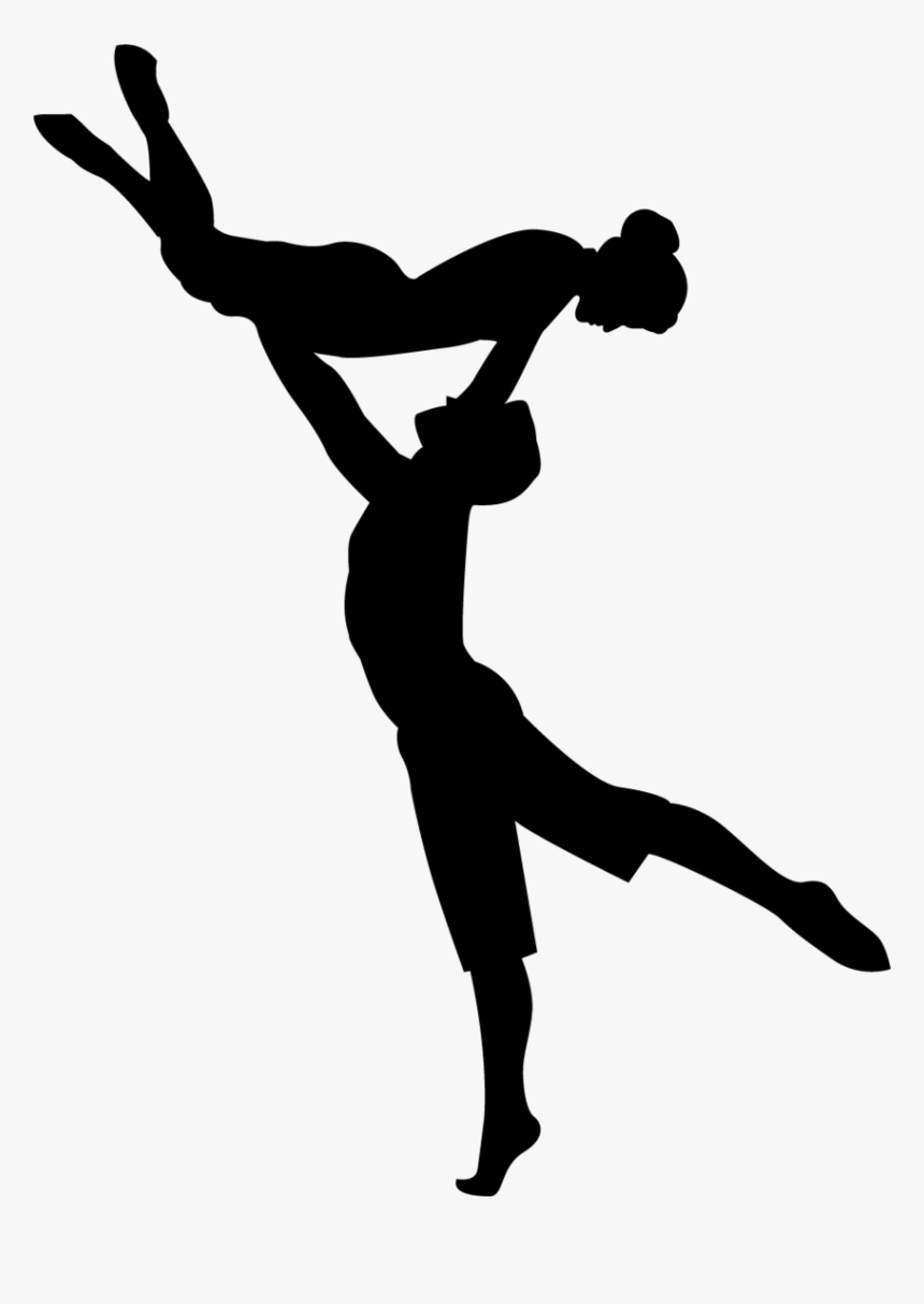 Transparent Dancer Boy Clip Art Transparent - Dancer Black And White, HD Png Download, Free Download