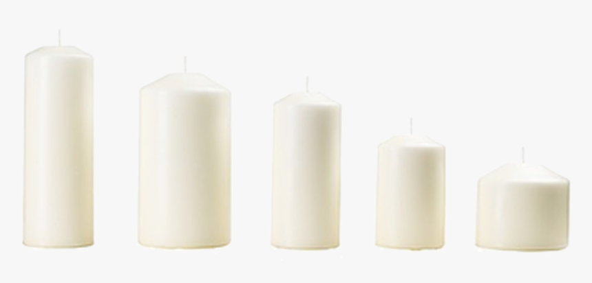 Cylinder Candles Flameless Lighting Candle White Clipart - Advent Candle, HD Png Download, Free Download