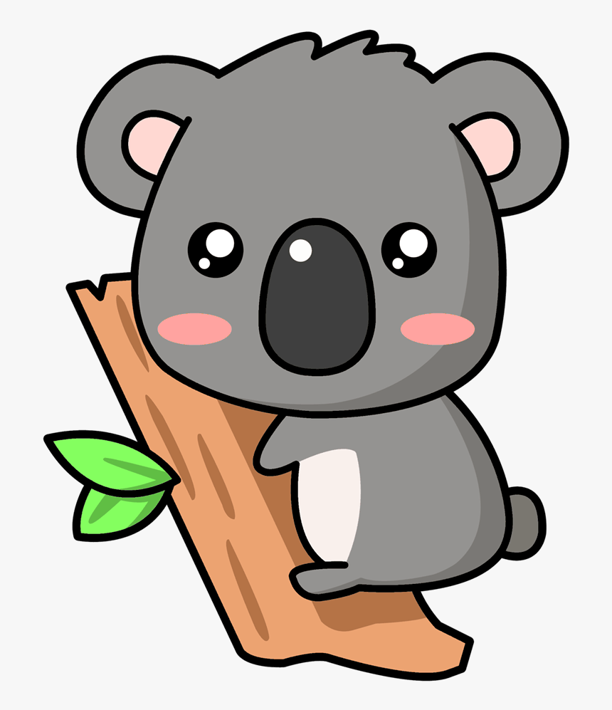 Cartoon,clip - Cute Koala Bear Cartoon, HD Png Download, Free Download