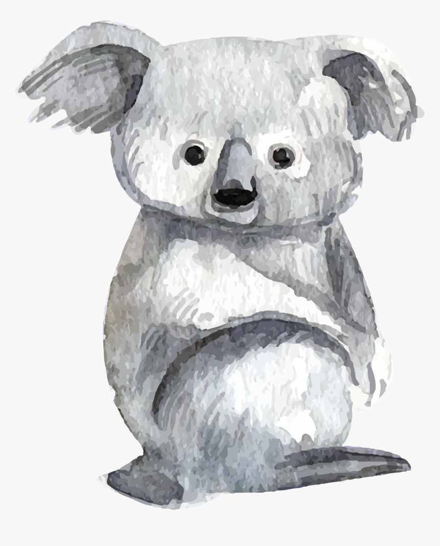 Baby Koalas Lemur Bear Watercolor Painting - Watercolor Painting, HD Png Download, Free Download