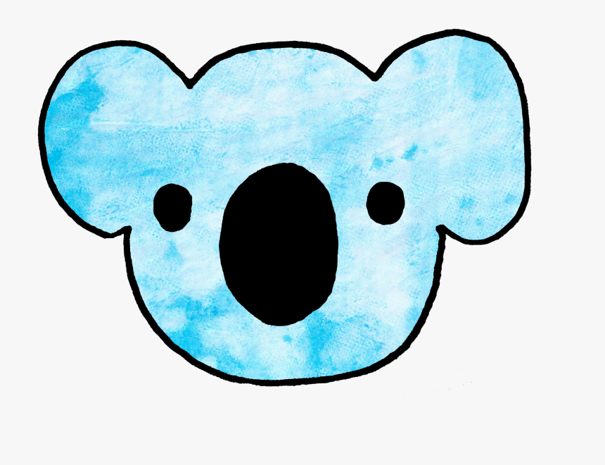 Blue Watercolor Koala Clipart , Png Download, Transparent Png, Free Download