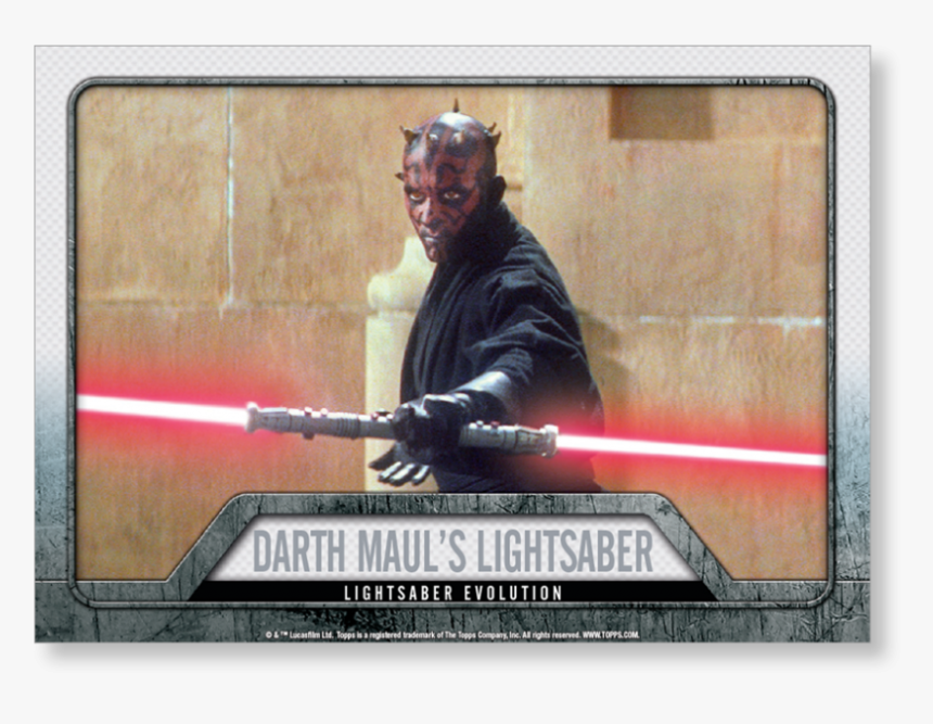 2016 Star Wars Evolution Darth Maul"s - Star Wars Evolution 2016 Trading Card, HD Png Download, Free Download