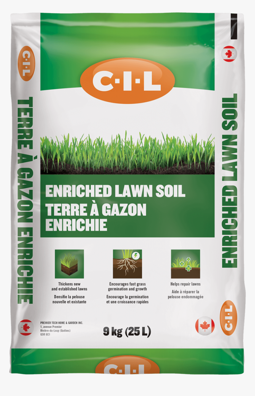 Cil Enriched Lawn Soil - Cil Engrais Démarrage, HD Png Download, Free Download