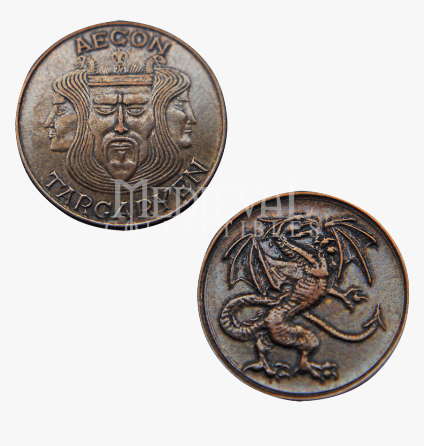 Aegon I Targaryen Copper Penny - Bronze Copper Game Of Thrones, HD Png Download, Free Download