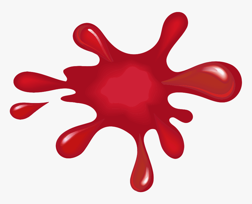 Red Paint Splat - Red Paint Splat Png, Transparent Png, Free Download