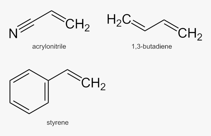 Abs Resin Formula - Structure Of Abs Plastic, HD Png Download, Free Download