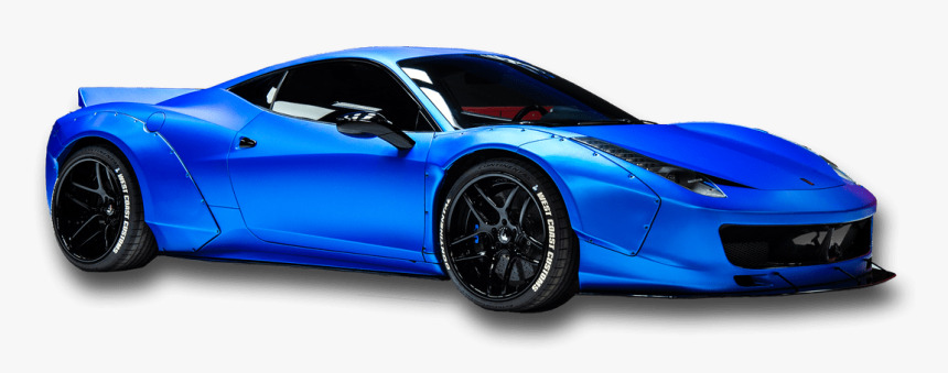 Clip Art West Coast Customs Product - Blue Ferrari Png, Transparent Png, Free Download