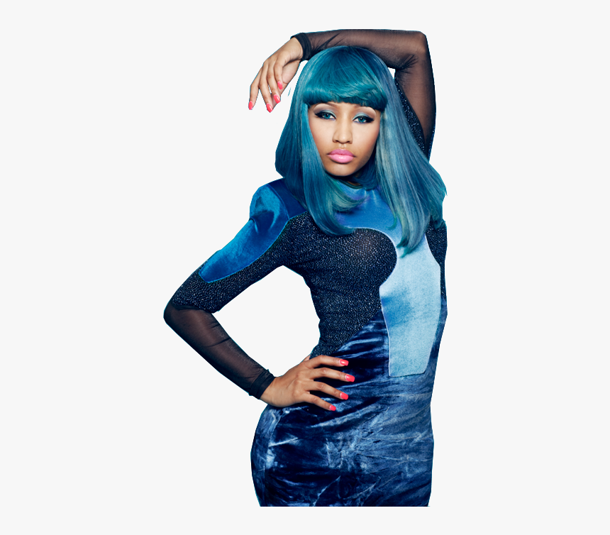 Nicki Minaj Png Image - Nicki Minaj Photoshoot Blue, Transparent Png, Free Download