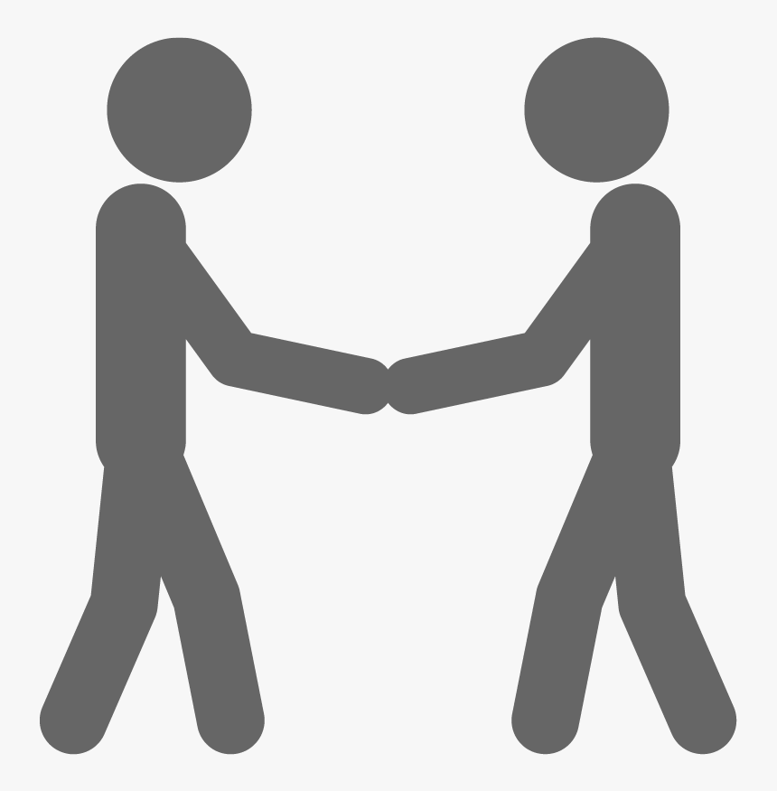 Royalty-free Stick Figure Holding Hands Drawing - Smart Contracts In Blockchain, HD Png Download, Free Download