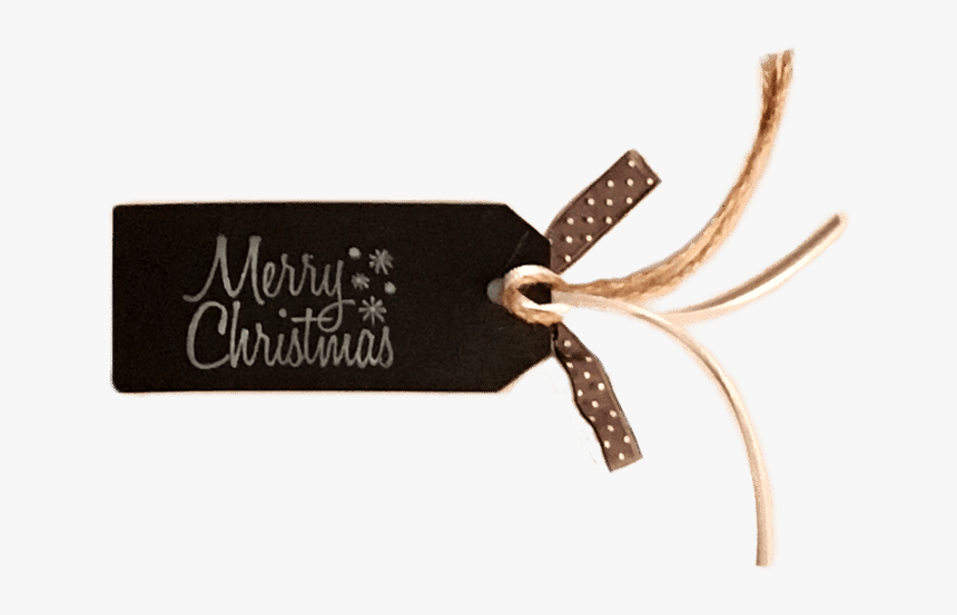 Merry Christmas Gift Tag Back - Label, HD Png Download, Free Download