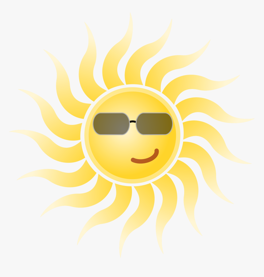 File Sun Wearing Sunglasses Svg Wikimedia Commons Ⓒ - Sun With Sunglasses Png, Transparent Png, Free Download