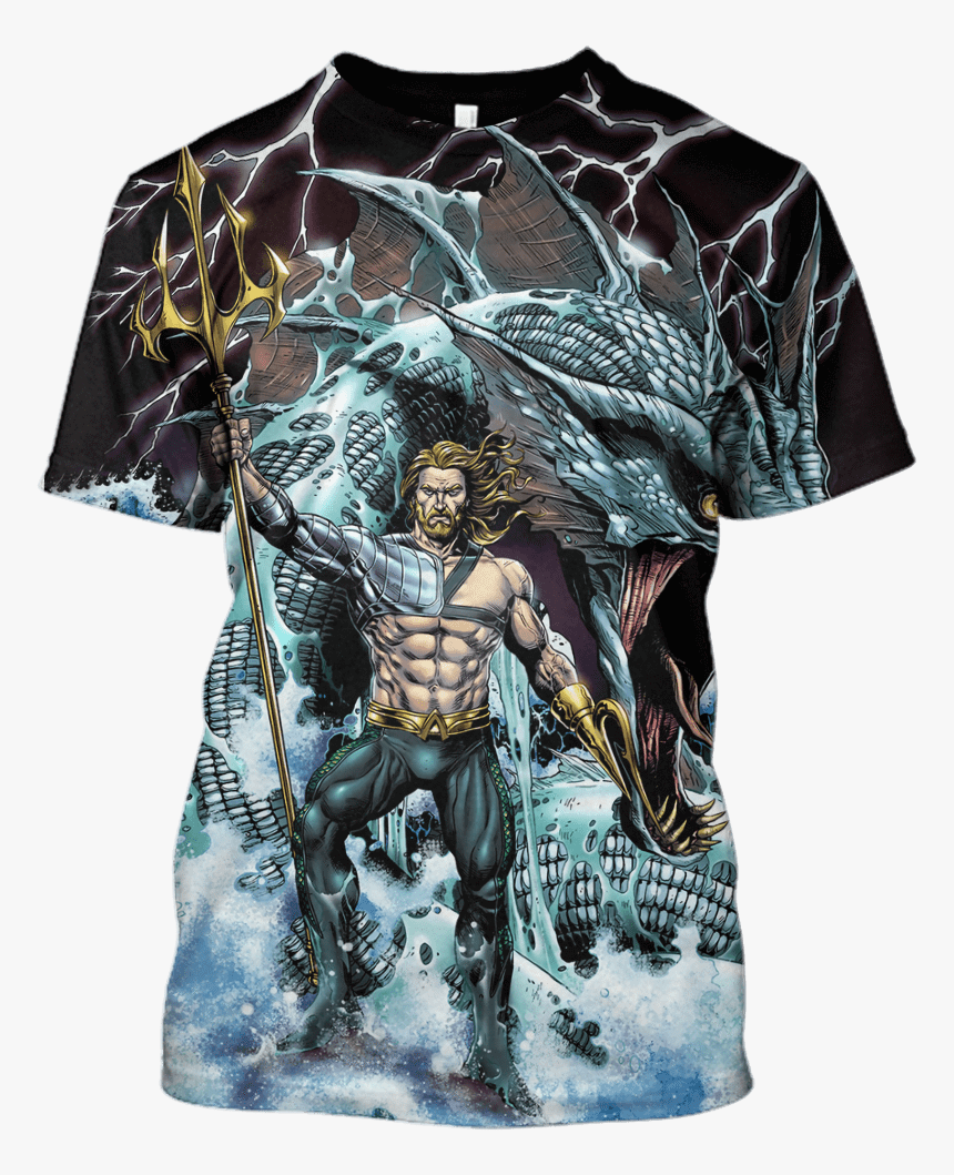 3d Aquaman Full Print T Shirt - Aquaman Stjepan Sejic, HD Png Download, Free Download