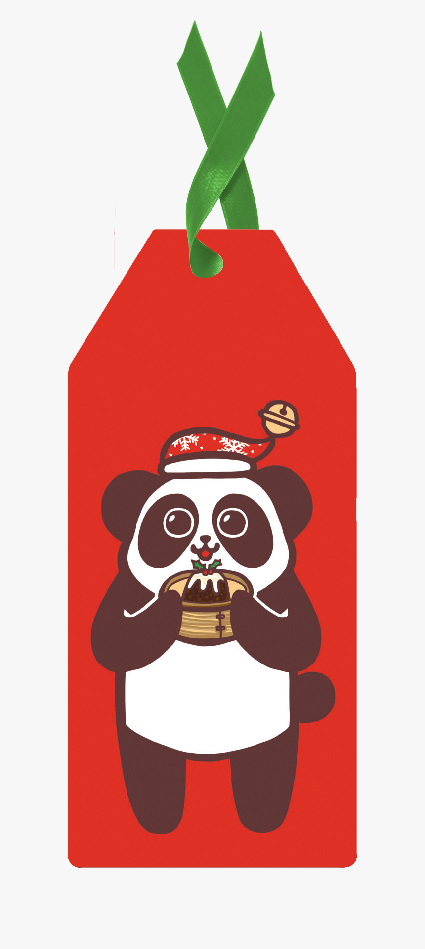 Red Panda Gift Tag - Cartoon, HD Png Download, Free Download