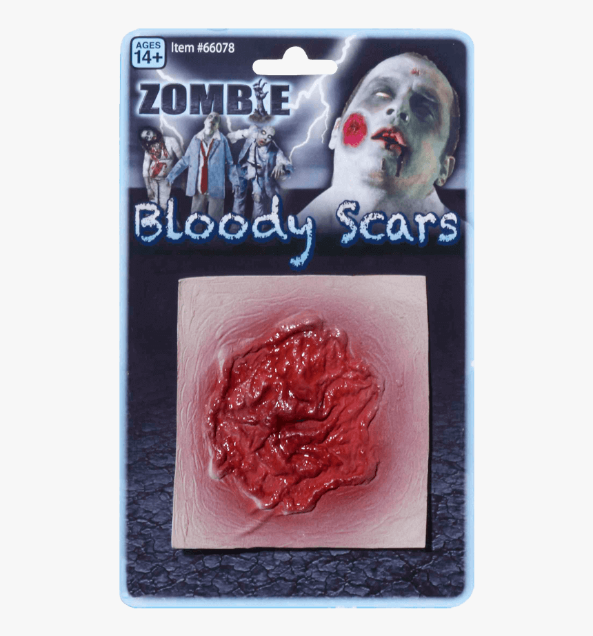 Bloody Zombie Scar - Litteken Maken, HD Png Download, Free Download