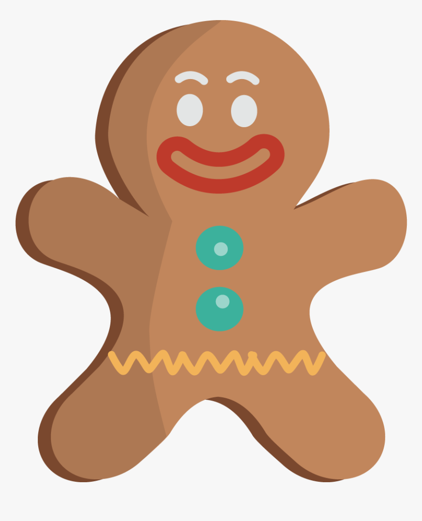 Transparent Gingerbread Man Png - Gingerbread Man Vector Png, Png Download, Free Download