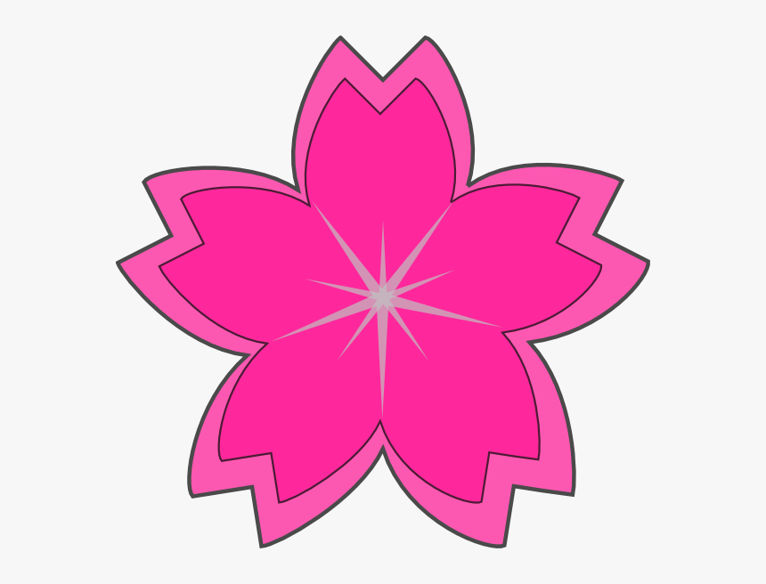 This Free Clip Arts Design Of Flower Pink Png, Transparent Png, Free Download