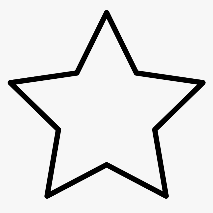 Black Star Png Image - Star Clipart Black And White, Transparent Png, Free Download