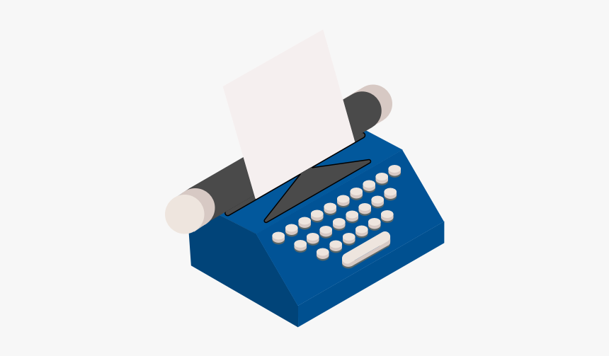 Isometric Isometric Typewriter - Machine, HD Png Download, Free Download